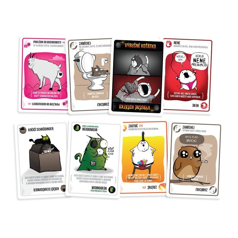 Výbušná koťátka: Přisprostlá edice (růžová krabička)