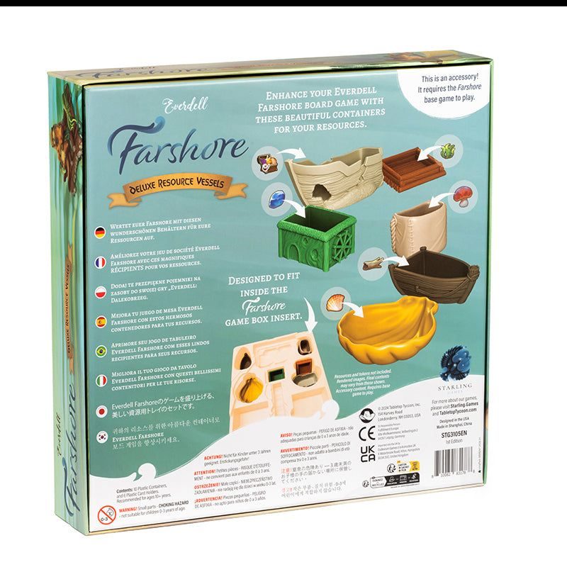 Everdell Farshore - Deluxe Resource Vessels