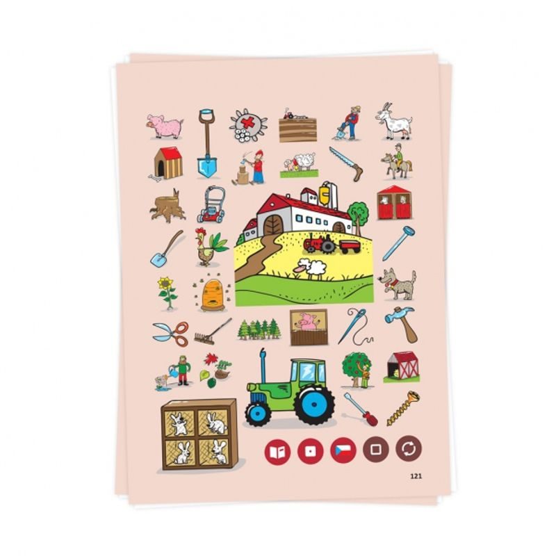 Kouzelné čtení: Německý obrázkový slovník (kniha)