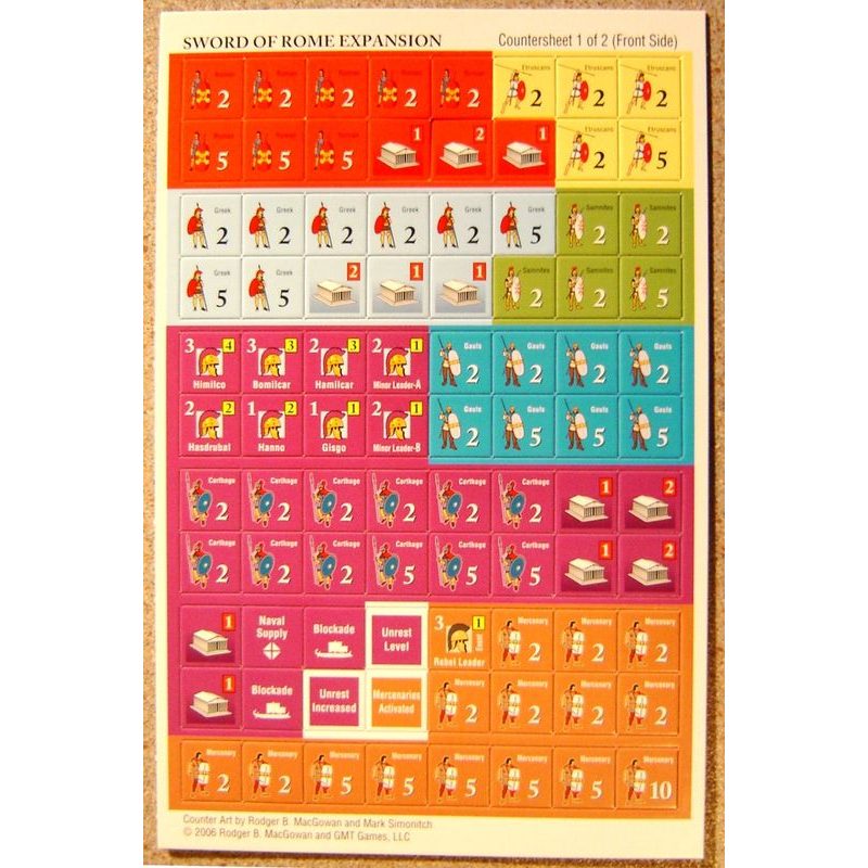 Sword of Rome: 5th Player Expansion