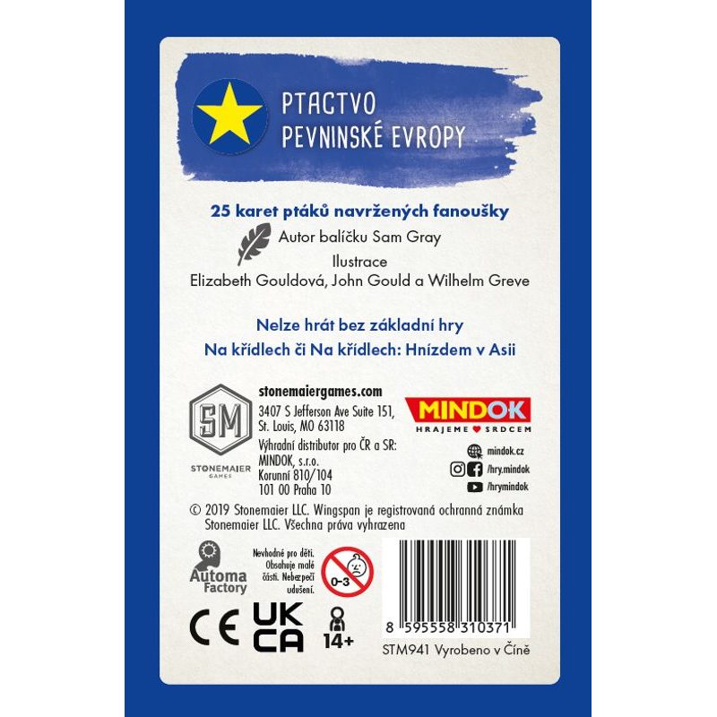 Na křídlech - Fanouškovský balíček Evropa