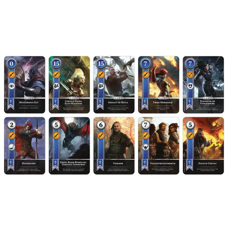 Zaklínač 3 Divoký hon: Gwint - Severní království foilové karty (CZ)