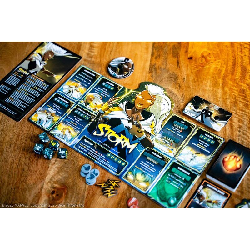 Marvel Dice Throne X-Men: Iceman, Psylocke, Storm, Wolverine