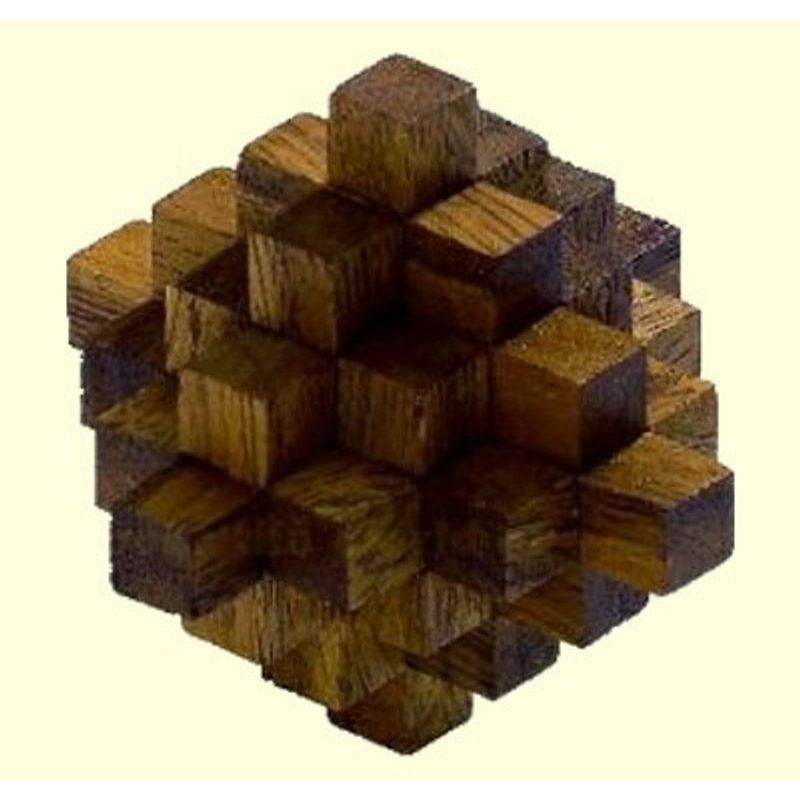 Sada 12 hlavolamů v dřevěném kufříku