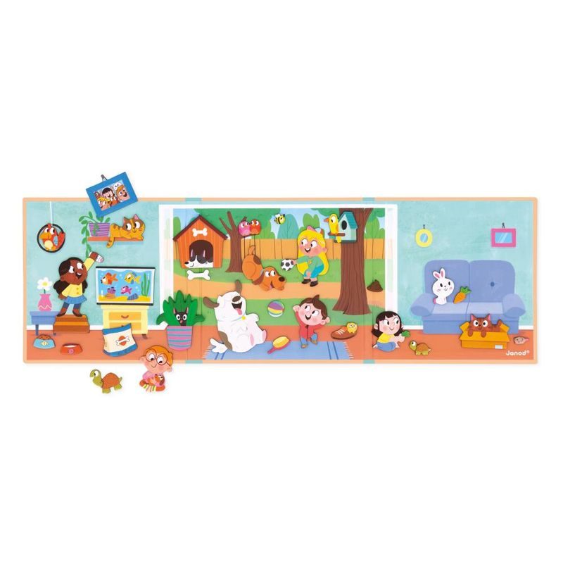 Magnetická kniha: Domácí mazlíčci