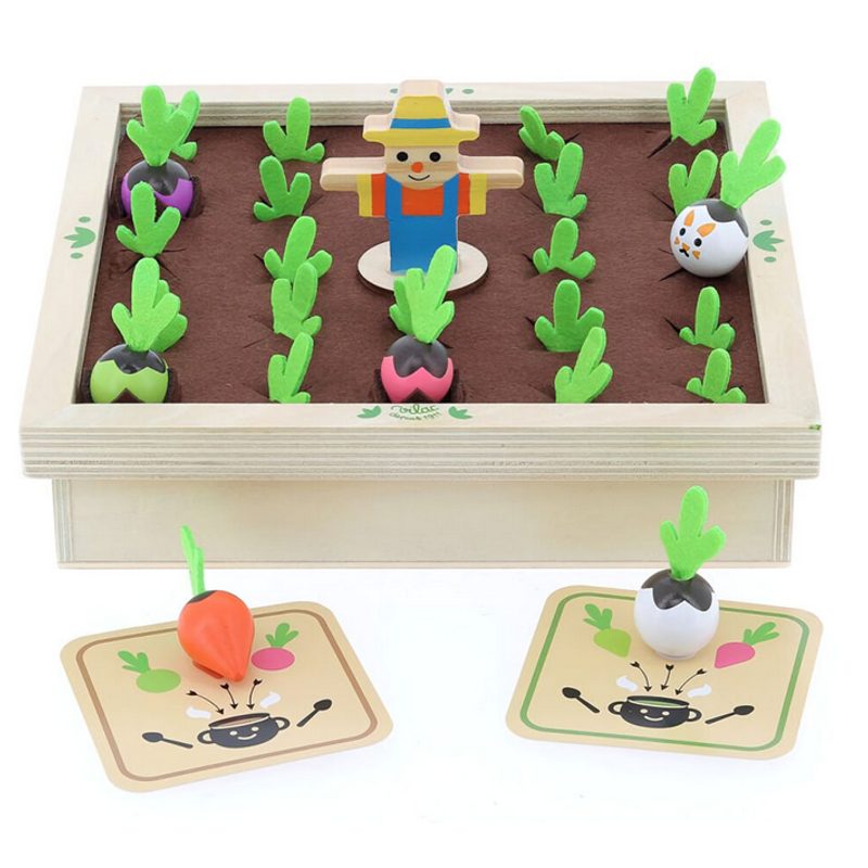 Sklízení zahrádky: paměťová hra