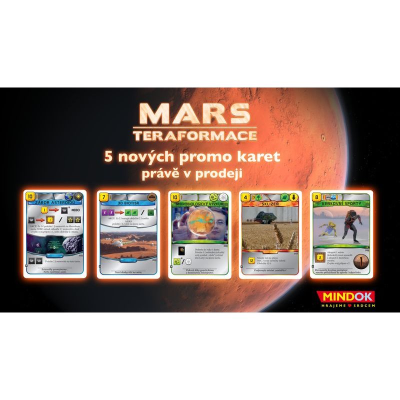 Mars: Teraformace - 5 bonusových karet (2022)