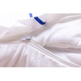 Krepové obliečky 140x200 cm, 70x90 cm - Biely mramor