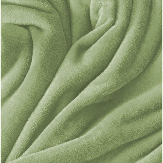 Mikroflanelová plachta (180 x 200 cm) - zelená