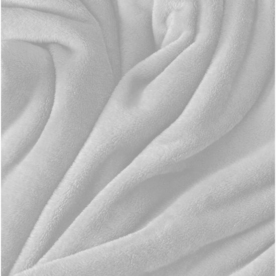 Mikroflanelová plachta (140x200 cm) - biela