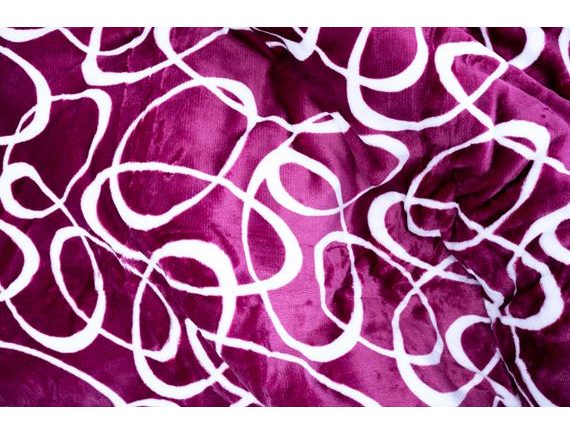 Obliečky Microdream predĺžené - Kirsty fialová (140x220+70x90)
