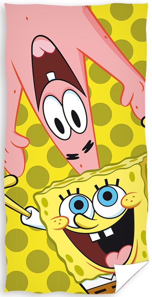 Dětská osuška 70x140 cm - Sponge Bob a Patrick