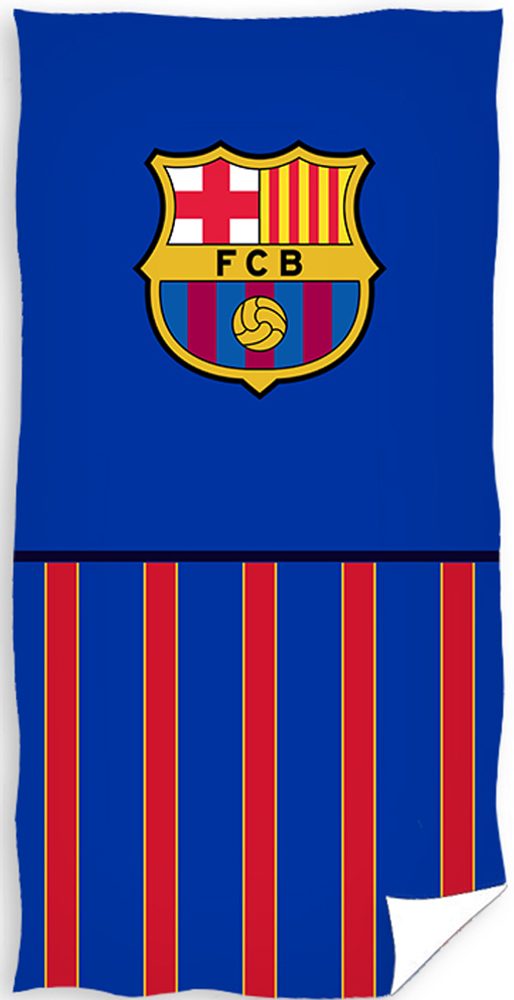 Fotbalová osuška 70x140 cm - FC Barcelona Blue of Stripes