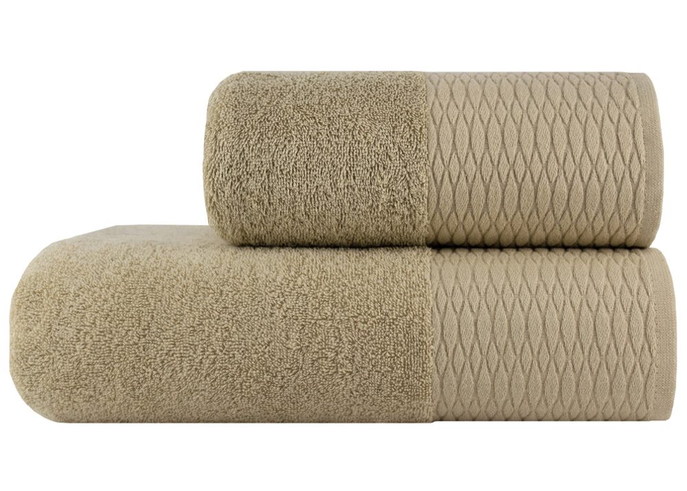 Sada froté osušky a ručníku Moda - Káva