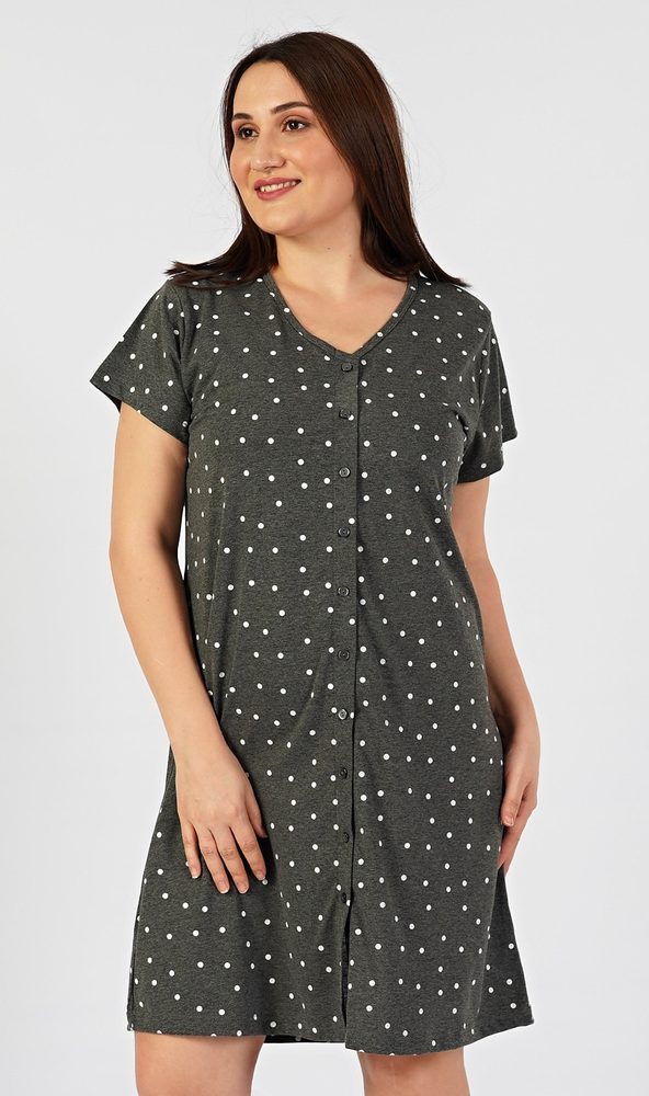 Dámské domácí šaty s krátkým rukávem Denisa