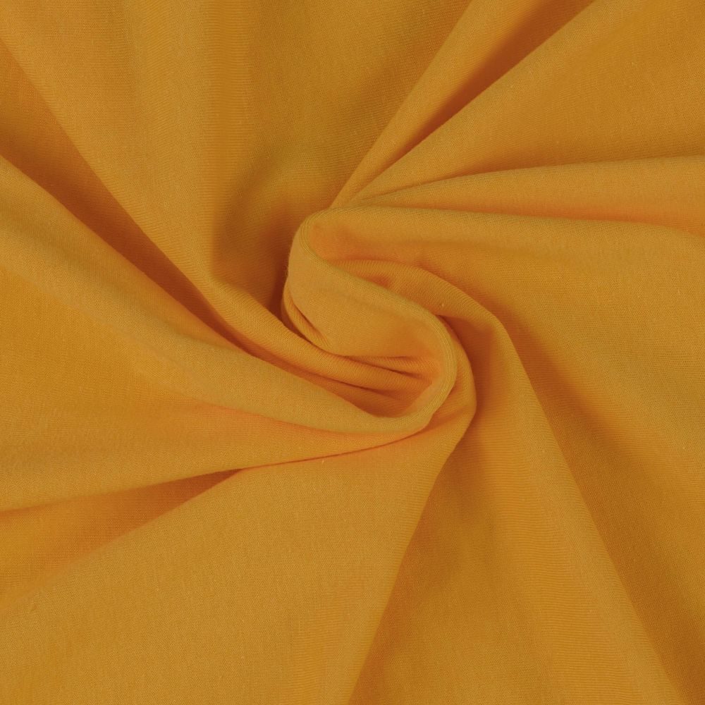 Levně Jersey prostěradlo (180 x 200 cm) - Sytě žlutá
