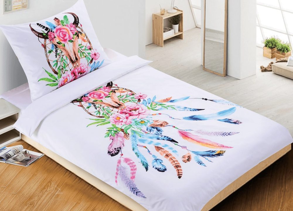 3D povlečení 140x200, 70x90 cm - Indián