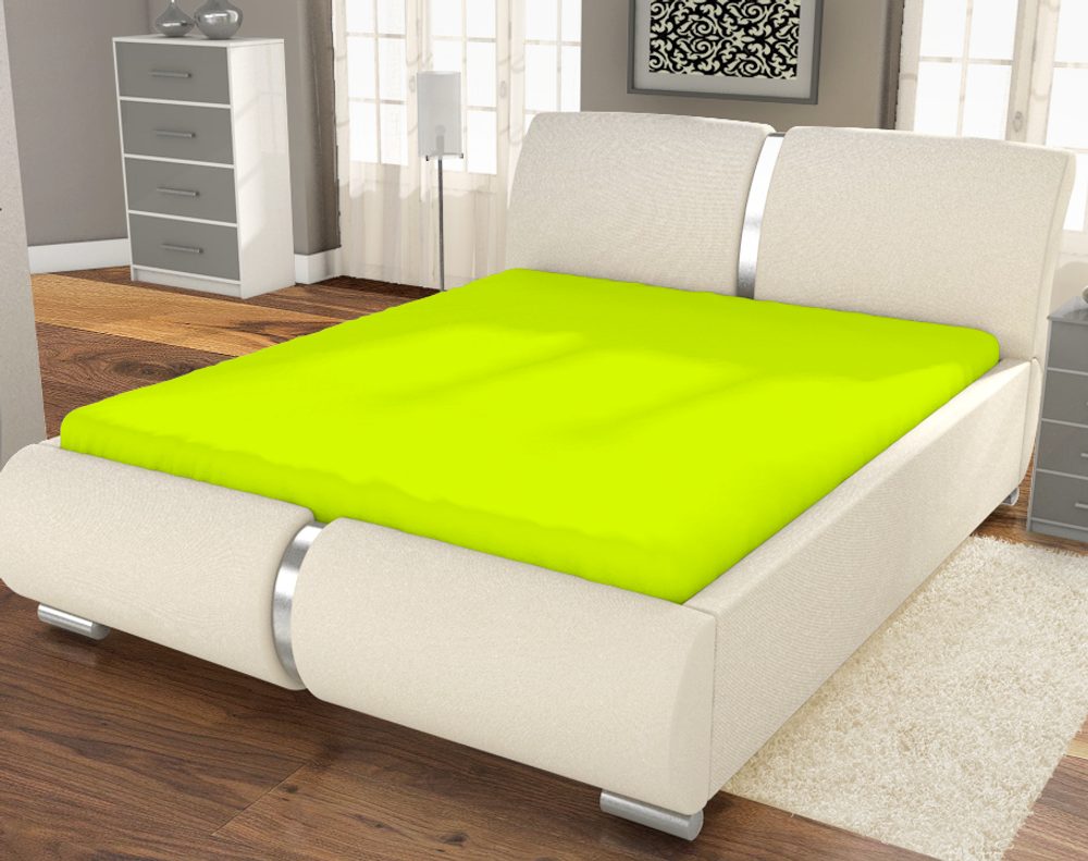 Froté prostěradlo Economy (180 x 200 cm) - Kiwi