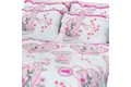 Gyerek pamut ágynemű cicák rózsaszín (LS332)