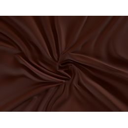 Szatén lepedő (140 x 200 cm) - tm barna / csokoládészínű