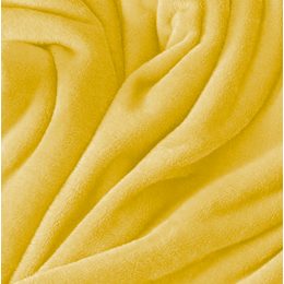 Mikroflanelové plachta Microdream (90x200 cm) - sýto žltá