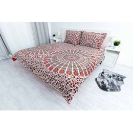 Microdream PREMIUM ágyneműhuzat (140x200+70x90) - Téglaszínű mandala