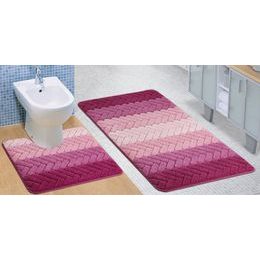Koupelnová a WC předložka Artes růžová