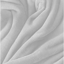 Mikroflanell lepedő  (140 x 200 cm) - fehér