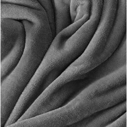 Mikroflanelové plachta Microdream (180x200 cm) - tmavo šedá