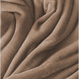 Microdream mikroflanel lepedő (90 x 200 cm) - sötétbézs