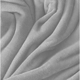 Mikroflanelové plachta Microdream (180x200 cm) - svetlo šedá