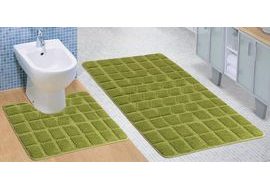 Kúpeľňová a WC predložka zelený mach
