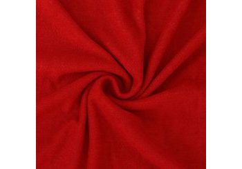 Froté prostěradlo (120 x 200 cm) - Červená