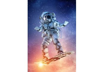 Fleecová deka 100x150 cm - Astronaut