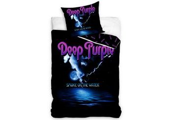 Bavlněné povlečení 140x200, 70x90 cm - Deep Purple Smoke On the Water