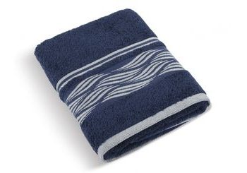Froté ručník 50x100 cm - Vlnka modrá