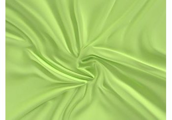 Saténové prostěradlo (80 x 200 cm) - Světle zelená