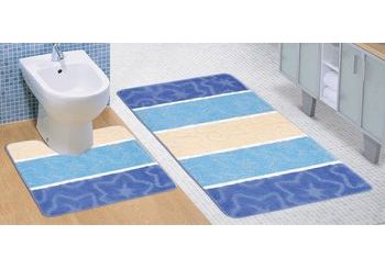 Kúpeľňová a WC predložka modrý orion