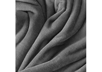 Mikroflanelové plachta Microdream (180x200 cm) - tmavo šedá