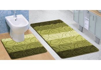 Kúpeľňová a WC predložka lipa zelená