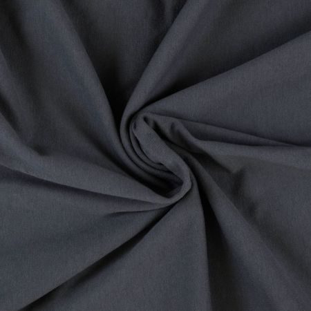 Jersey prostěradlo (220 x 200 cm) - Tmavě šedá