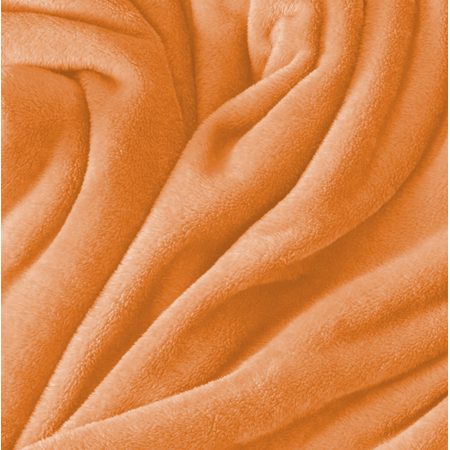 Mikroflanelové plachta Microdream (180x200 cm) - oranžová