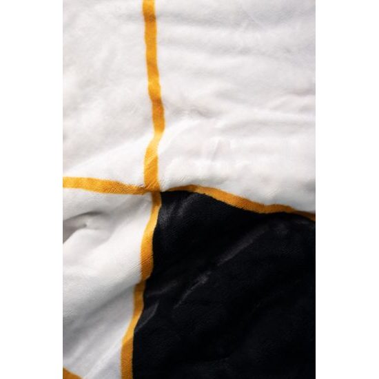 Mikroplyšová deka s baránkom 150x200 cm - Červenošedé káry