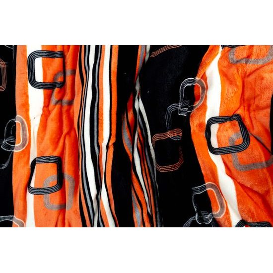 Obliečky z mikroflanelu 140x200 cm, 70x90 cm - Orange Velvet