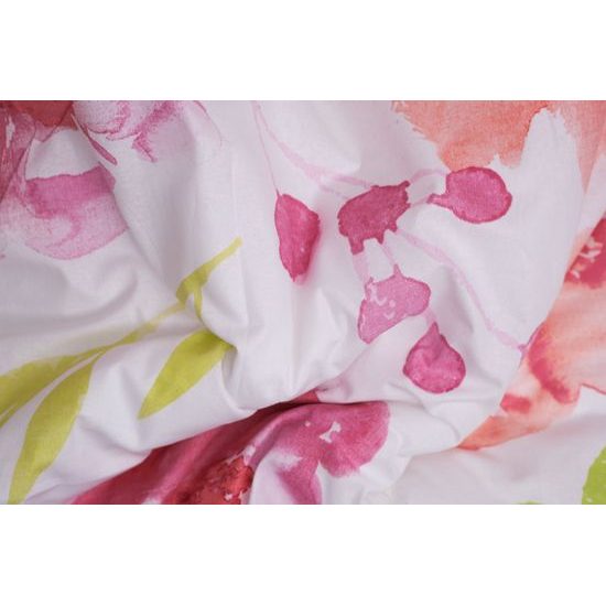 Bavlnené obliečky 3-dielne 140x200, 70x90 + 40x40 - Flores Pink