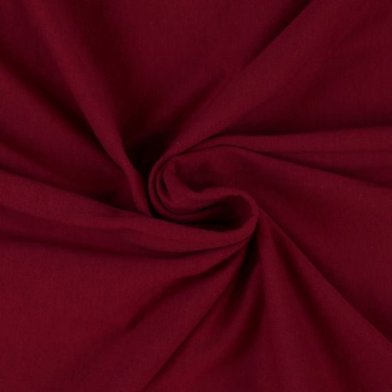 Jersey lepedő (220 x 200 cm) - borszínű