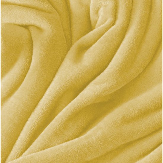 Mikroflanelové plachta Microdream (180x200 cm) - žltá