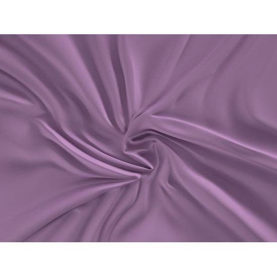 Saténové prostěradlo (120 x 200 cm) - Fialová