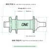 Náboj zadní OneUp 157x12 32 děr