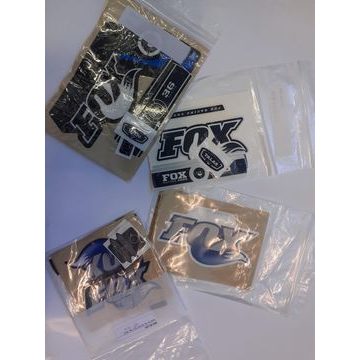 Nálepky FOX na vidlici 36 sada starší typy MIX